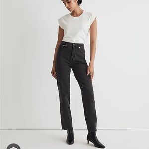 Madewell, the perfect vintage straight jean, size 27, lunar wash